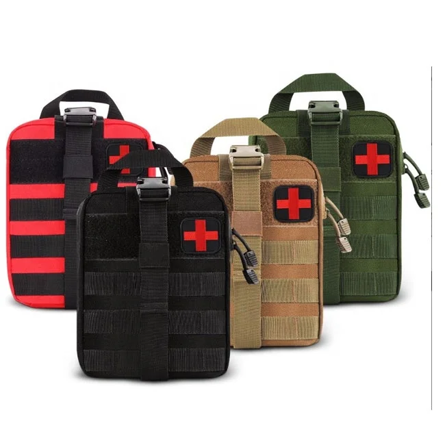 AYPPRO Tactical Medical First Aid Kit Molle Pull Away Utility Pouch Outdoor Waist Bags Convenient MOLLE Medical Kit