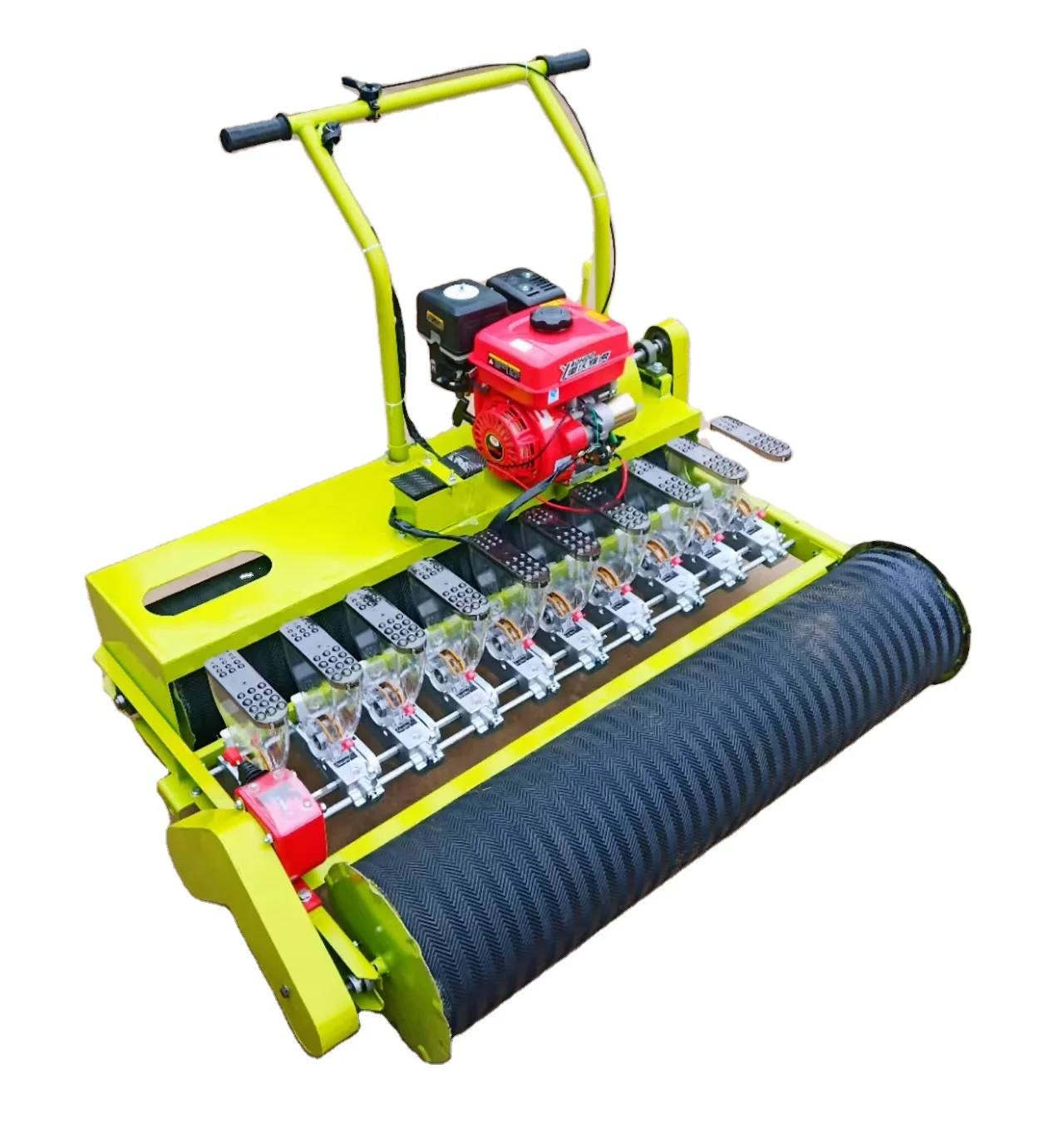 Hand push gasoline vegetable seed seeder  Grain Medicinal Material Seeder