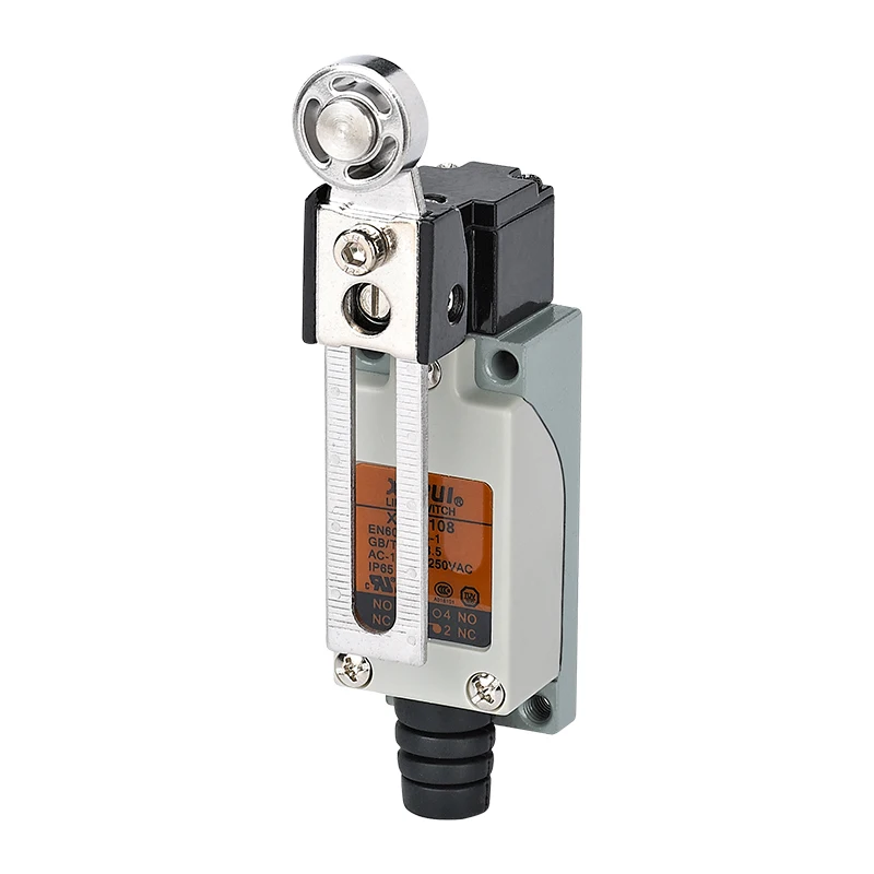 5A 250V adjustable rotary roller lever travelling limit switch