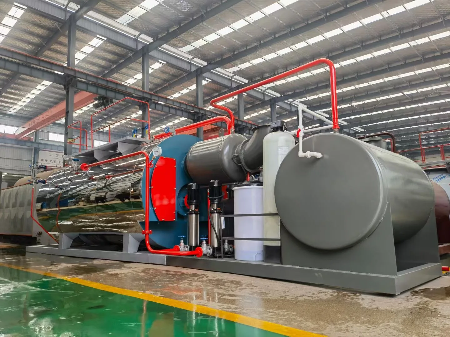 WNS series Natural circulation 100bhp 150bhp 200bhp 300bhp School and hotel use Oil Fired Steam Boiler