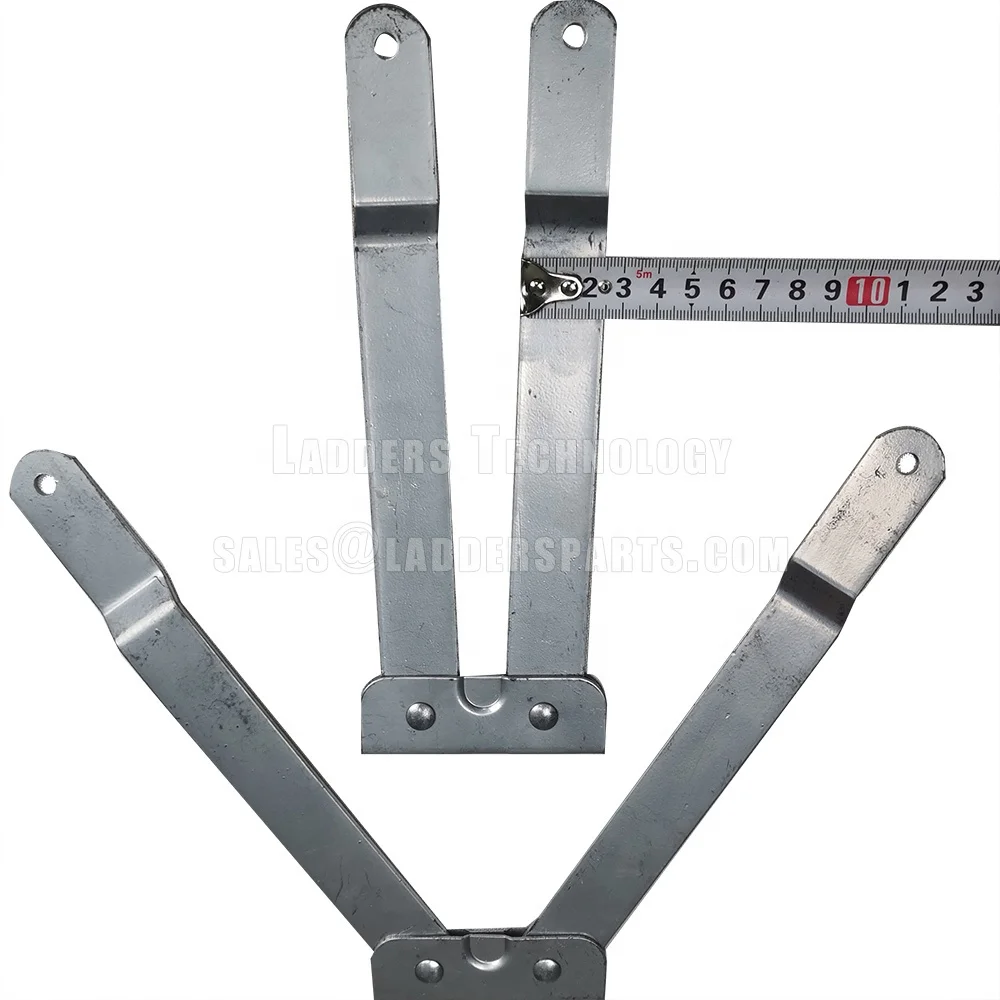 Выдвижная Двусторонняя желтая лестница из стекловолокна, детали лестницы,