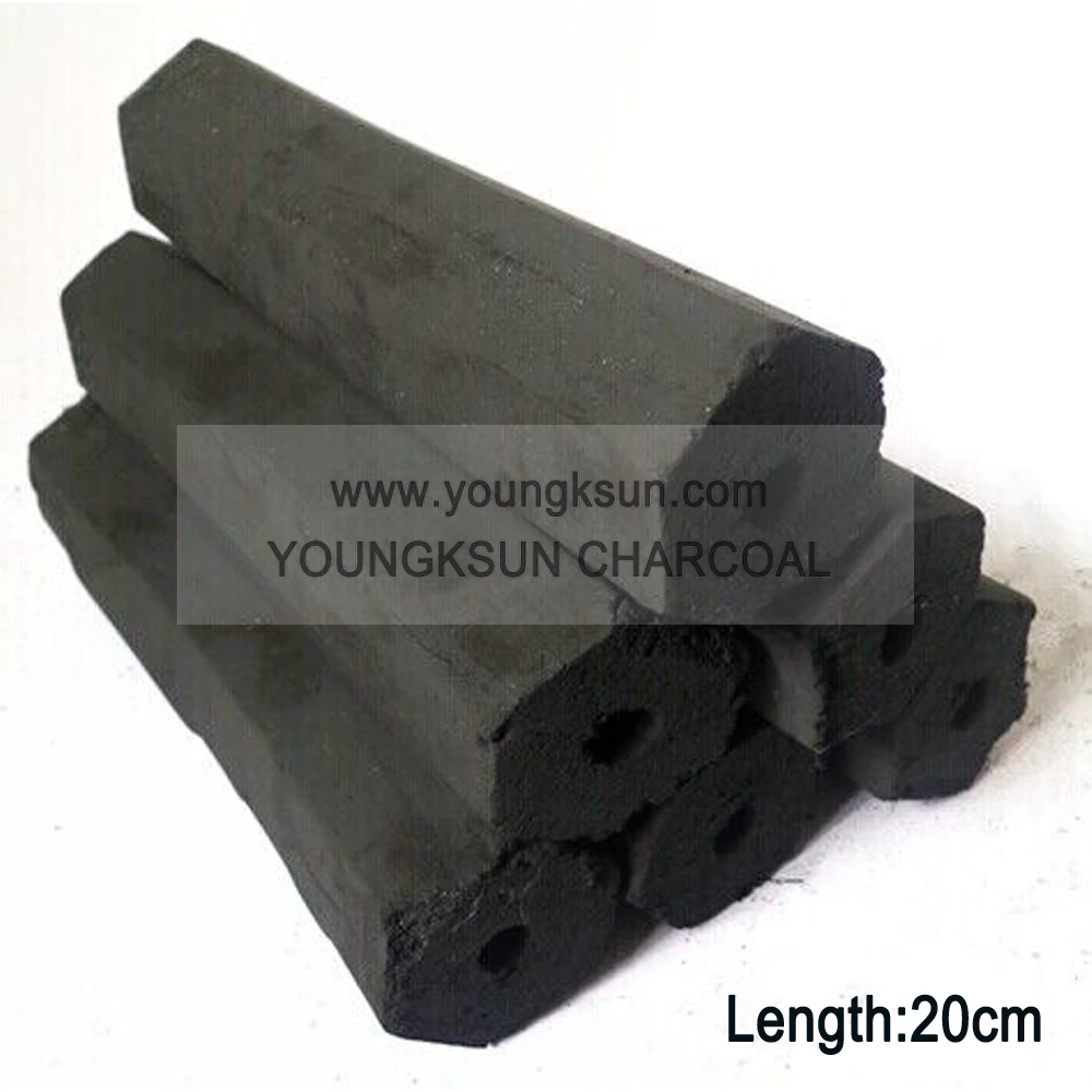YKS Burning 4-5hours compressed hardwood  briquettes charcoal for BBQ