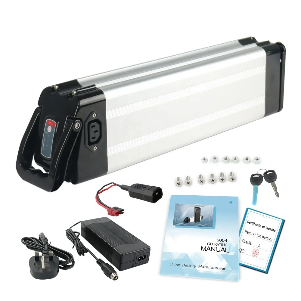
Rechargeable 18650 Lithium Ion Batteries 24v 36v 48v Silverfish Ebike Battery Pack for Electric Bicycle 