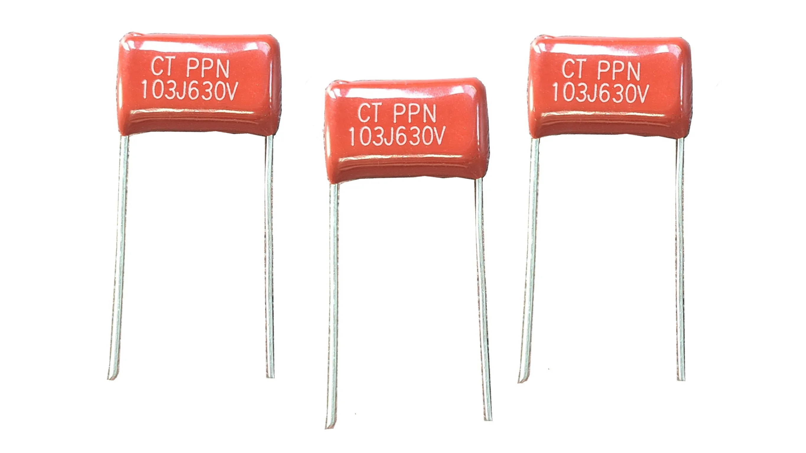 High Frequency CBB12 CBB13 (PPN) 103J 630V Polypropylene Film Foil Capacitor (Coating)