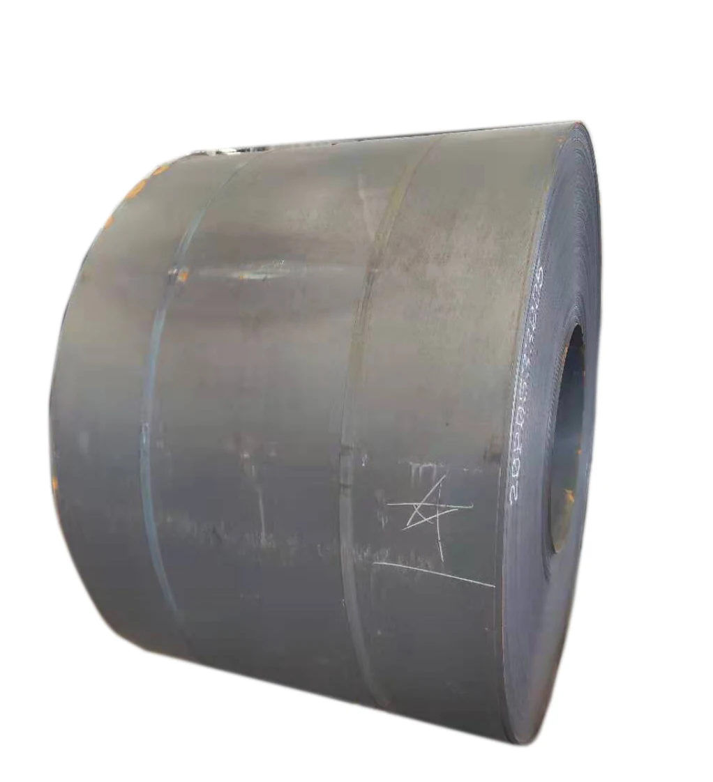 Astm A283 Grade C Carbon Steel Coil 2 Mm Thick Hot Rolled Carbon Steel Coil with black paint color