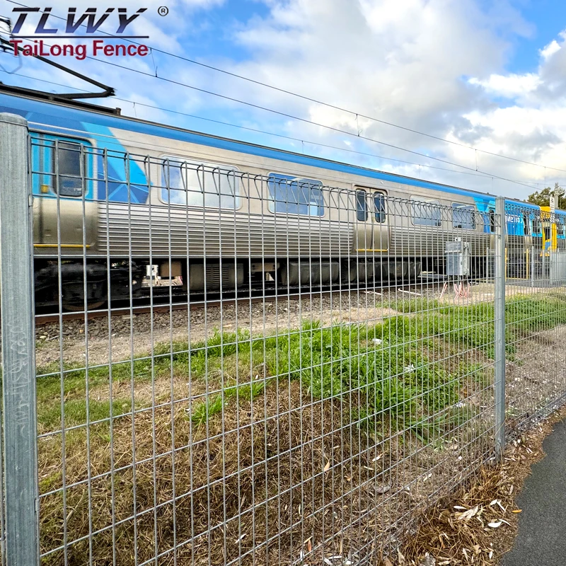 Heavy Duty Security Wire Fence Wire Fence Panels Roll Top Brc Welded Mesh Panel Fence