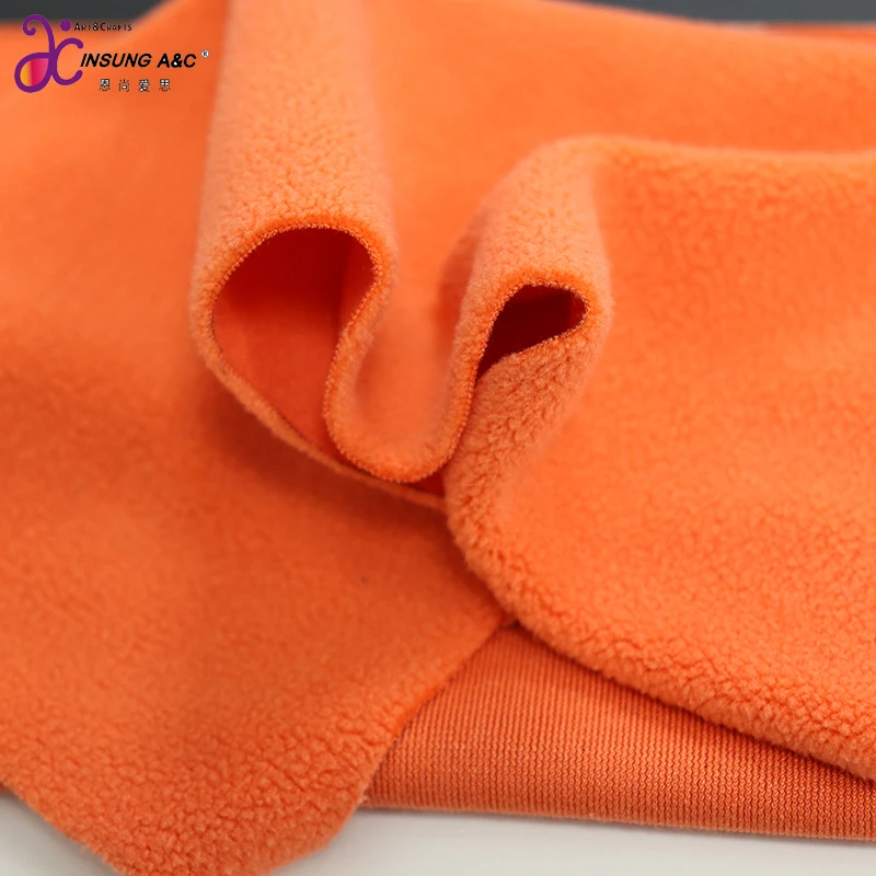 Manufacturer Austrian Fleece Polyester Fabric Spandex Super Soft Velboa Breathable Plush Fabrics