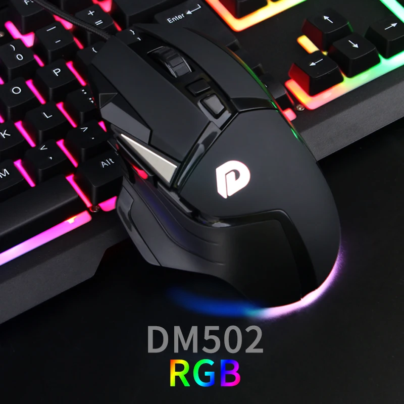 Новинка Проводная игровая мышь 7200 точек/дюйм rgb высокого качества для компьютерных