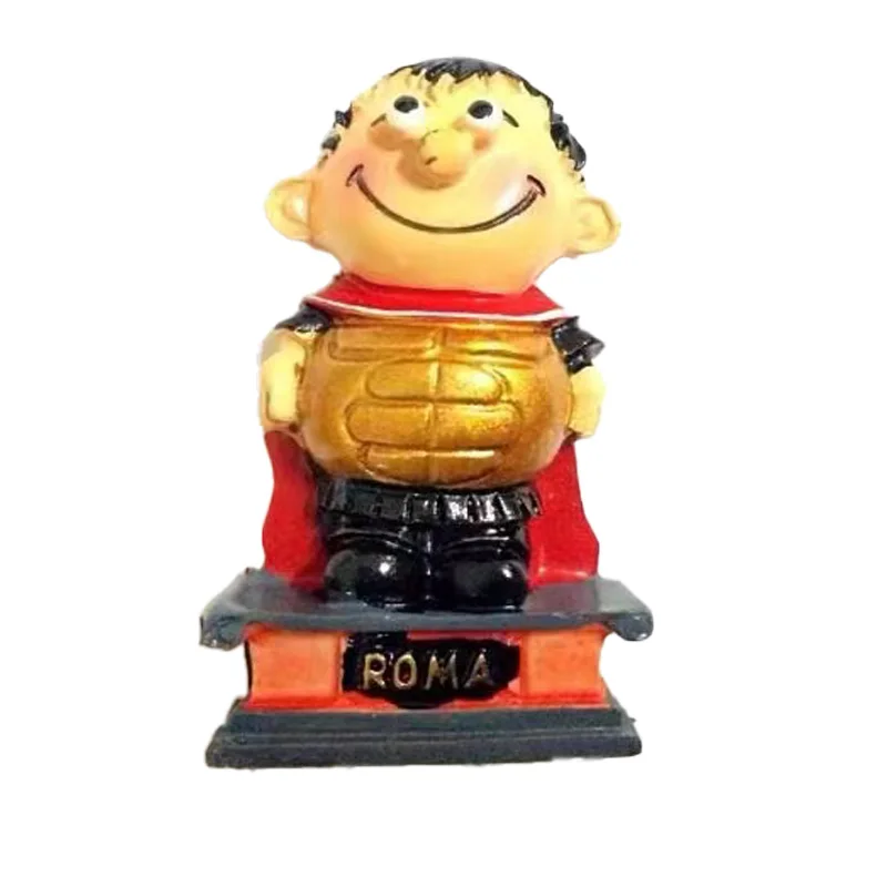 3D ROMA Artistic Little Soldier Resin Ornament Decor Fiberglass Polyresin Sculpture Mold Christmas Gifts Souvenirs Anime Theme