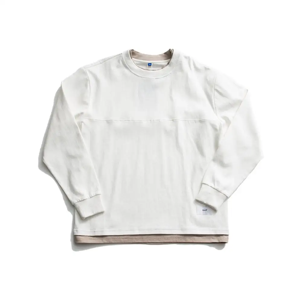 Maxnegio harajuku streetwear men long sleeve cotton womens top clothing manufacturers