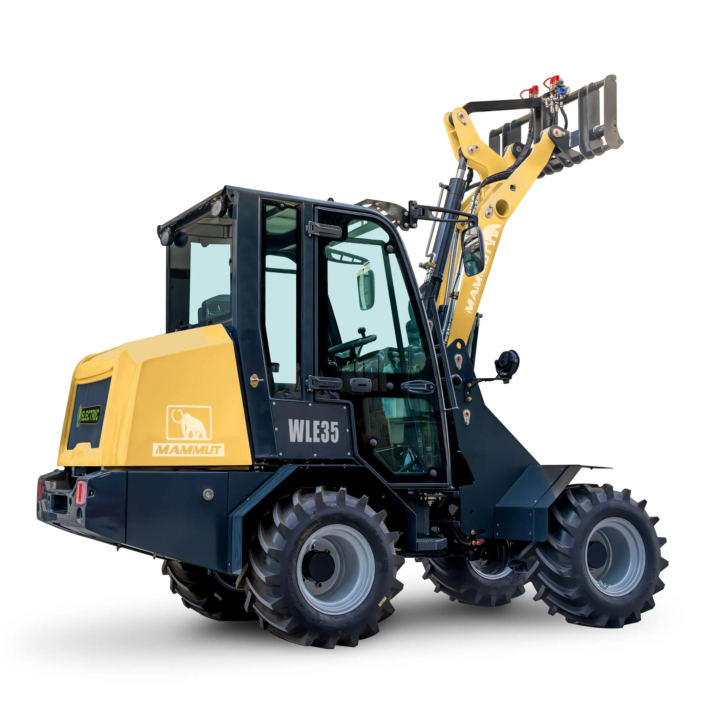 WLE35 Farm machinery 1.2ton 1 ton mini radlader Lithium battery mini front loader