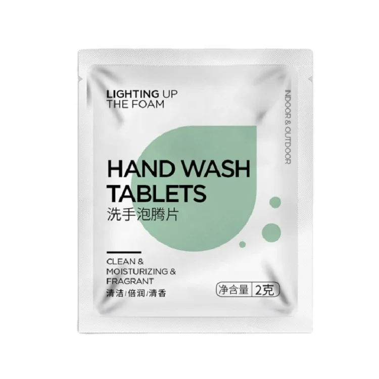 
Customized Hand sanitizer lemon rose flower sweet soap tablets 