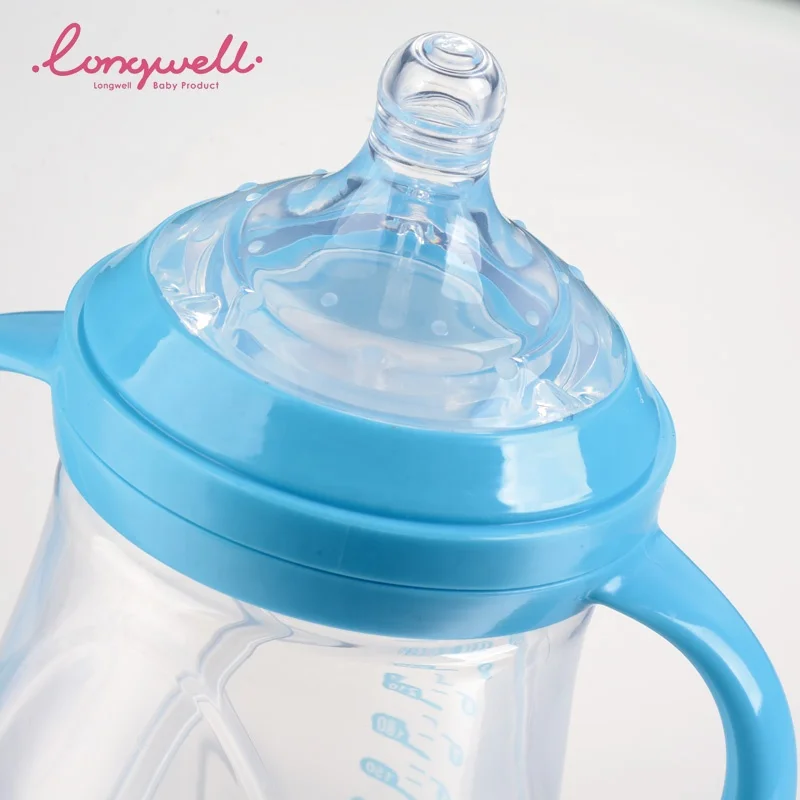 Anti-Colic Babies Feeding Bottles 180/280ml Straw Gravity Ball  Drinking Milk Bottles Stretch Silicone Nipple Baby Products 100%