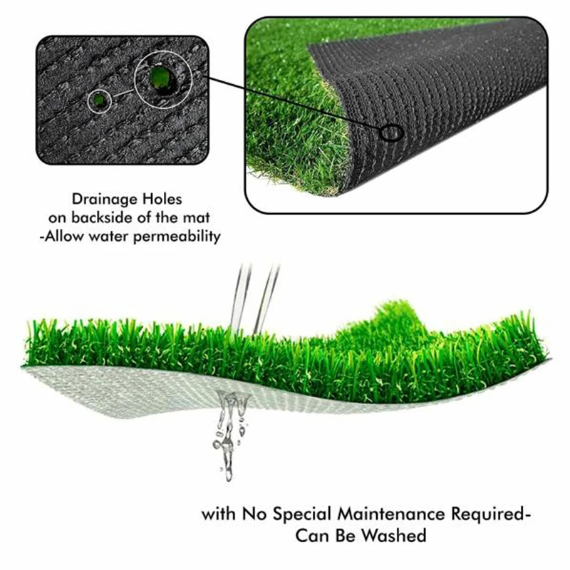 Fast Delivery Yard Carpet Grass Waterproof Artificial Grass Turf Lawn