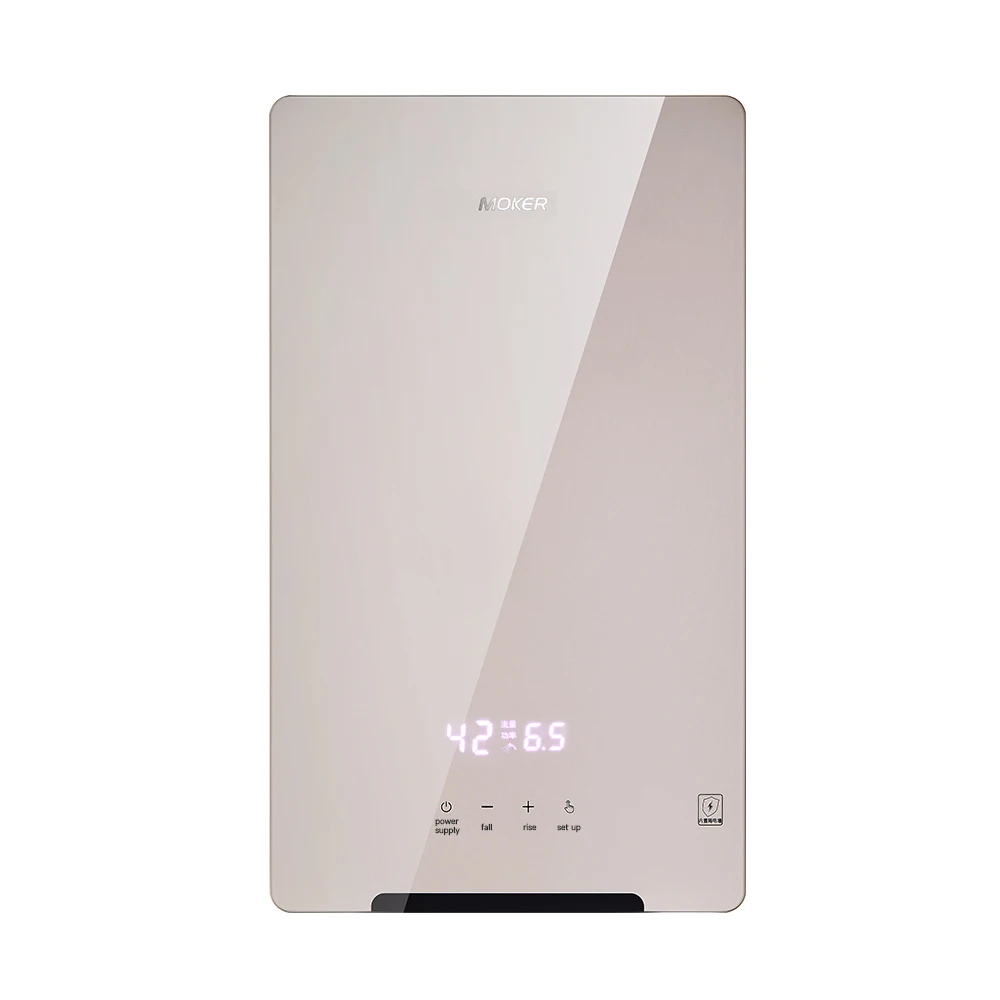 2024 New Hot Bathroom Electric Water Heater Instant Heating with Plastic Housing Wall Mounted for Household Hotel Garage Use