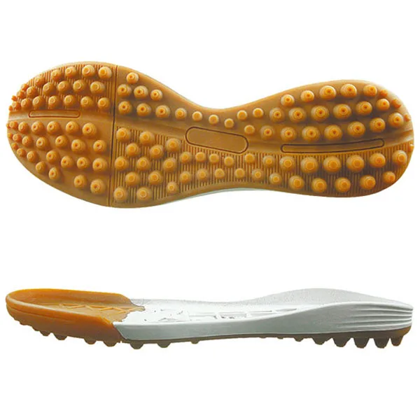 Men rubber sole for making Football Shoes High quality Rubber sole for football  training on turf Custom logo multiple color