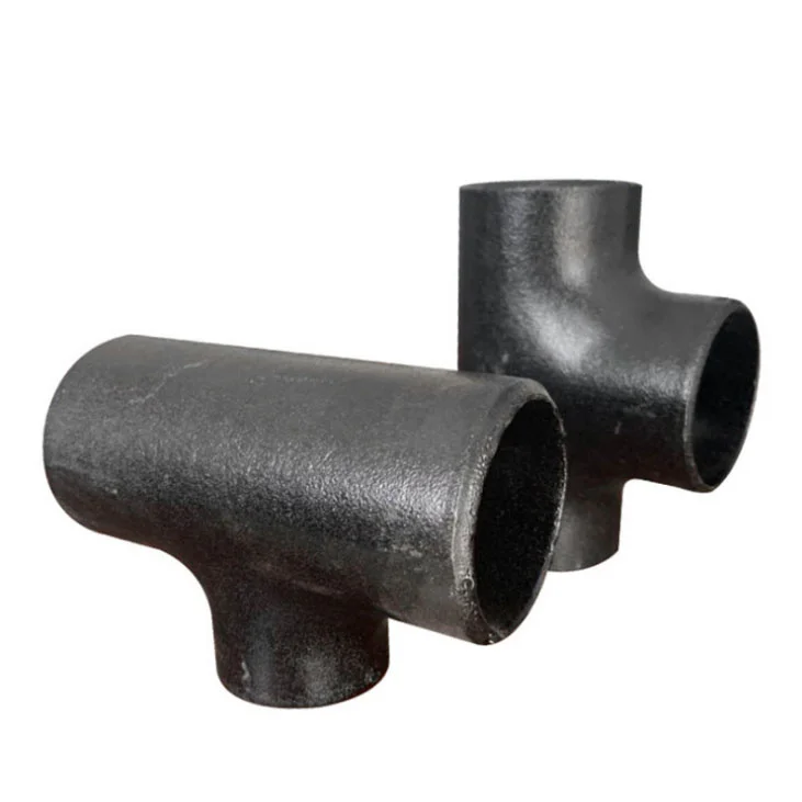 TEE Spilit Barred carbon steel pipe fitting Tee Sample Customization black pipe fittings Tee