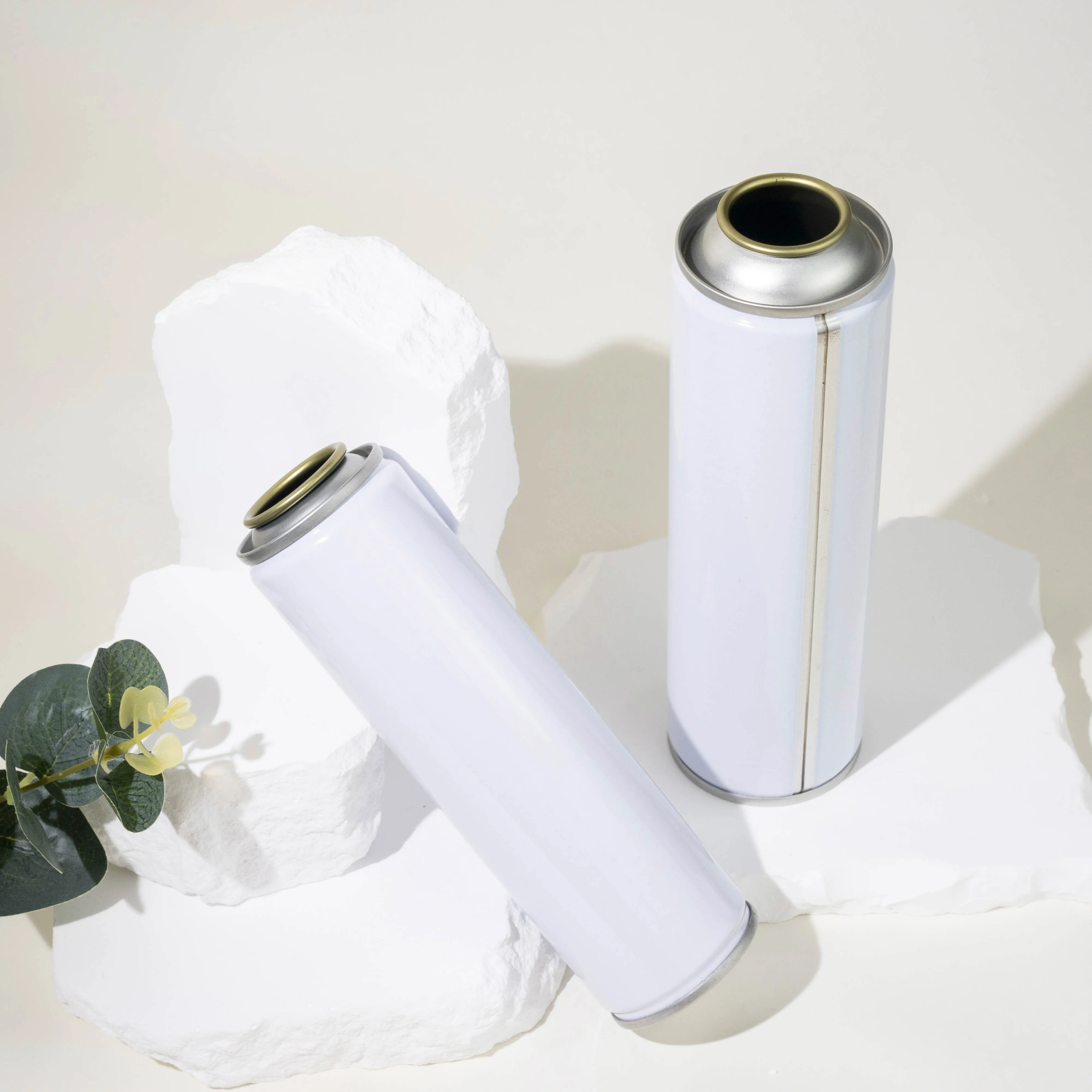 Aerosol Metal Can BP617 Empty Aluminum Aerosol Cans Nozzles Body Care Packaging