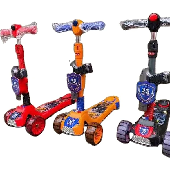 Высокое качество Новинка 3 колеса складной Детские самокаты оптовая продажа с фабрики