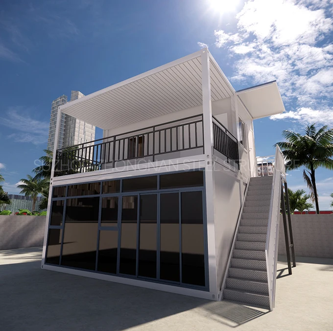 Сборные модульные двухэтажные офисные модульные контейнеры 20/40 футов, портативные сборные сэндвич-панели, офисные дома в малайзии