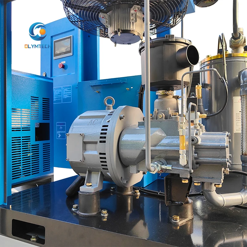 7.5KW 15KW 22KW 8bar 10bar 16bar laser cutting machine screw compressor with dryer energy saving industrial compressors