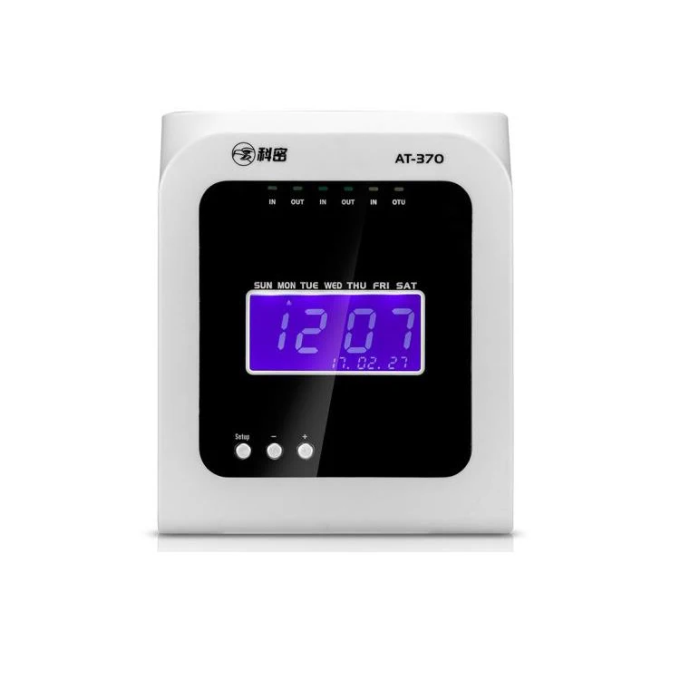 Punch Card Time Recorder Clock Thermal Printing Employee Attendance Time Recording
