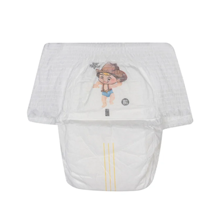 Мягкие Ультратонкие детские подгузники с принтом на заказ одноразовые высоким уровнем поглощения штаны для памперсов хлопковые