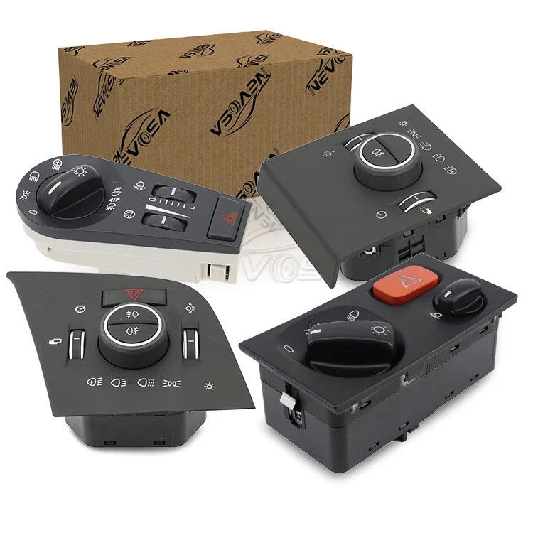 Nevosa Truck Hazard Switch Head Light Headlight Lamp Switch Fit For Volvo Truck FH12 FM VNL BENZ SCANIA