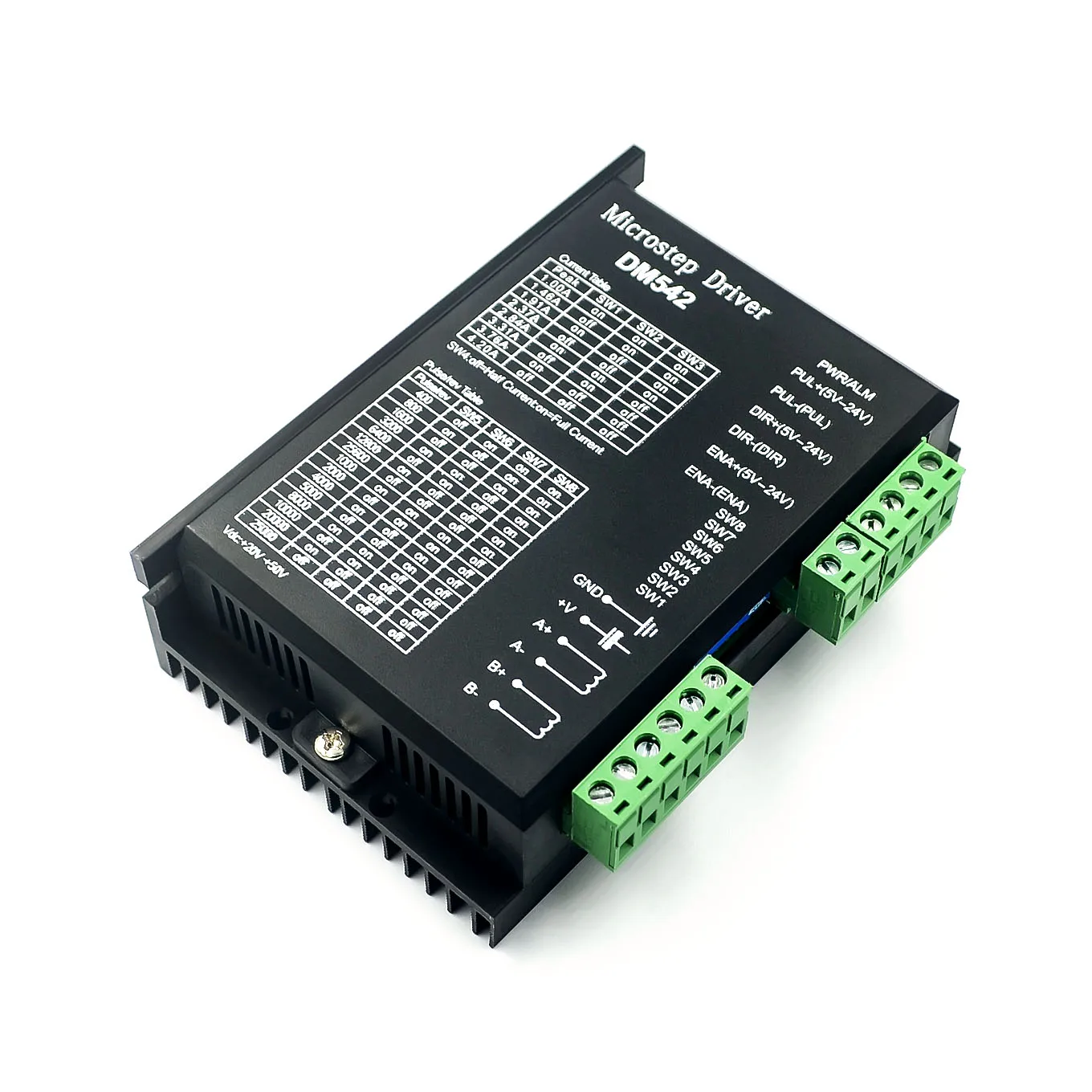 DM542 Stepper Motor Controller For 57 86 Series 2-phase Stepper Motor Driver 18-48 VDC Nema17 Nema23