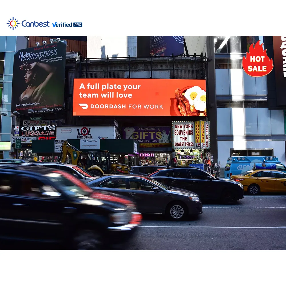 P2.5 P 2.5 Outdoor Wall Mounted Led Display Screen 4500 Nits Hight Brightness Waterproof Advertising Led Billboard
