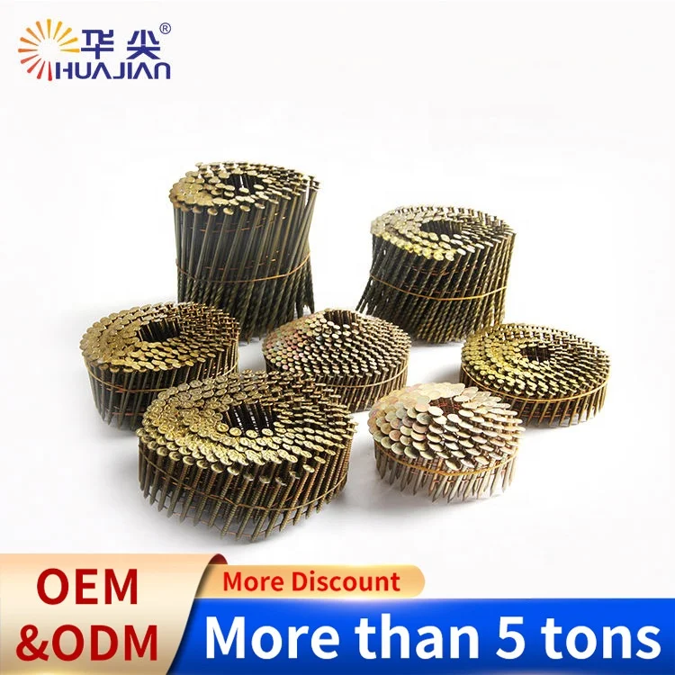 Best-selling good quality wire weld wooden pallet coil nail for pneumatic coil nailer