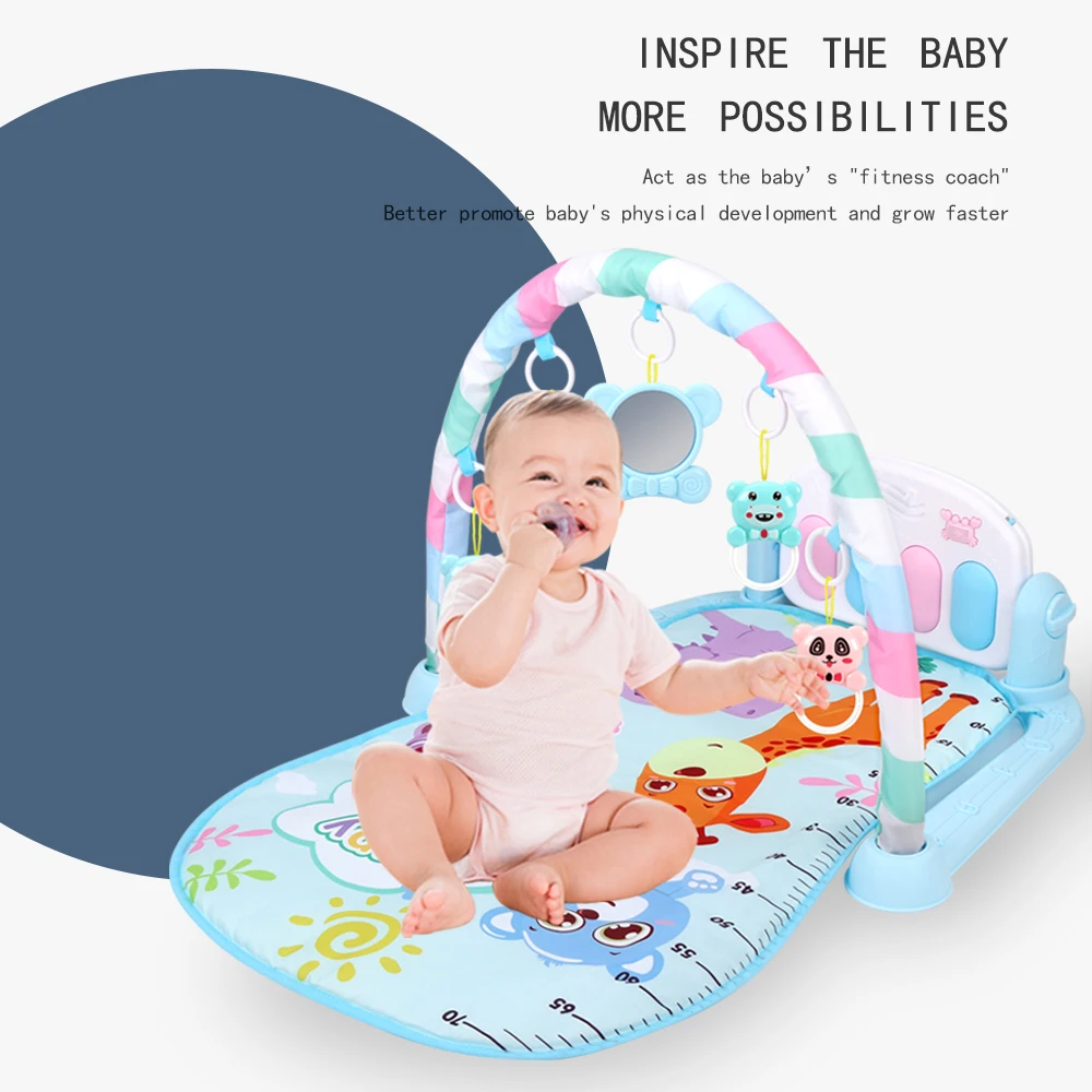 High Quality Soft Baby Activity Play Gym Mat Foldable Baby Crawling Play Mat Piano