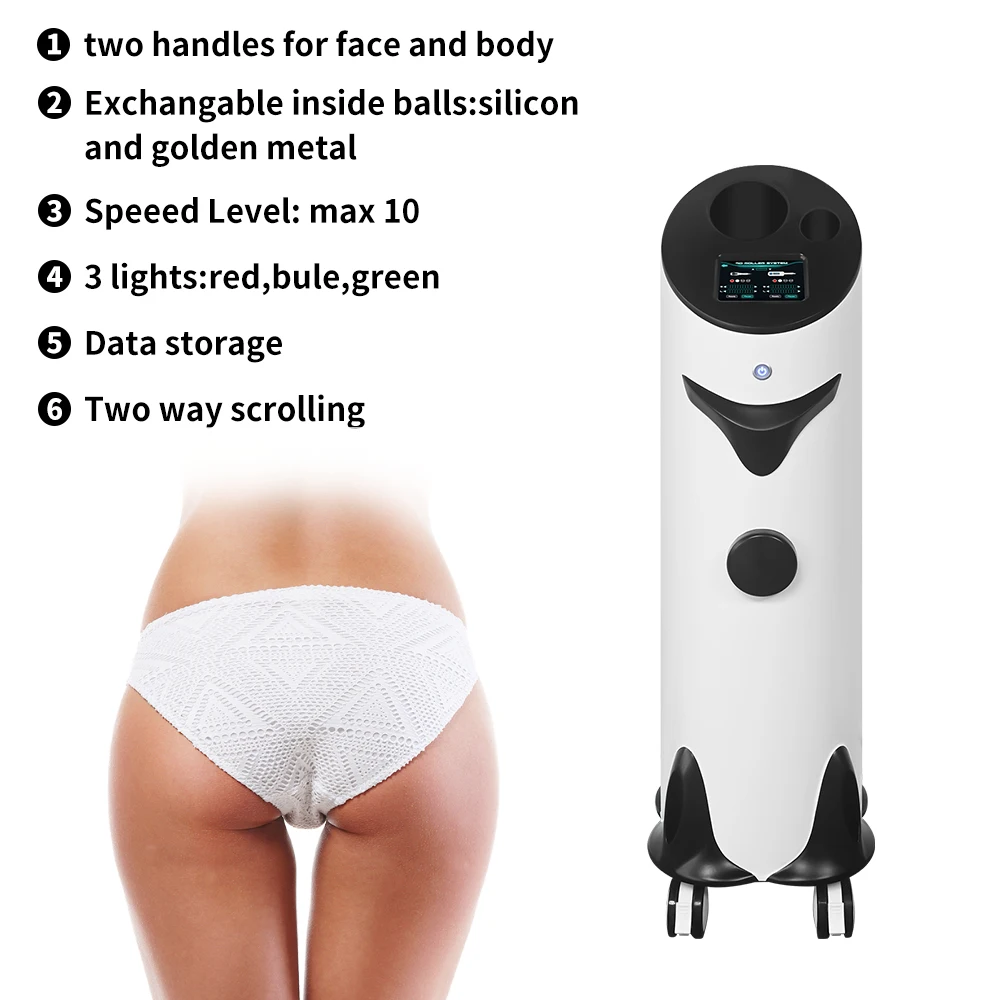 Inner Ball Vacuum Roller Anti Cellulite Lymphatic Drainage Body Slimming Machine For Body Shaping
