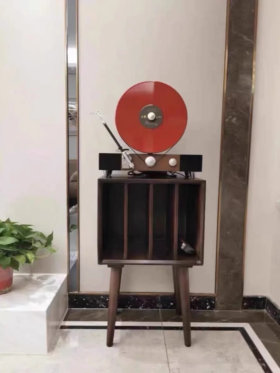 Виниловый шкаф для пластинок боковой дивана усилитель мощности стойка CD-дисков