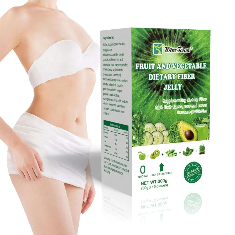 Hot Selling Fruit and Vegetable Dietary Fiber Slimming Jelly Meal Replacements Weight Loss Products