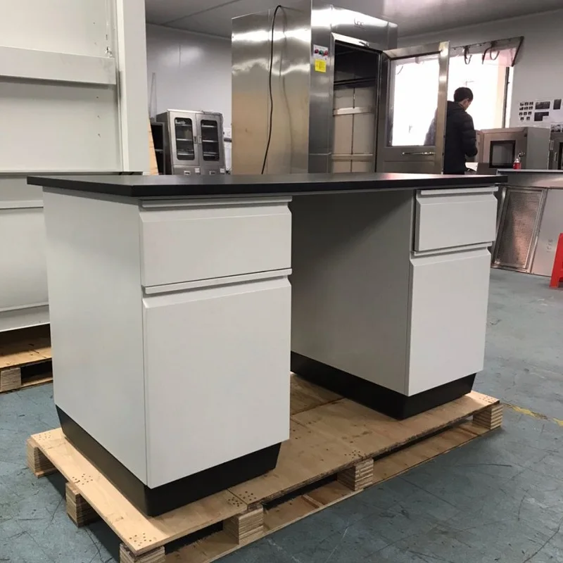 Laboratory Benches and Cabinets for Physics Science Biology Study Science Lab Table Waterproof Top Body Steel