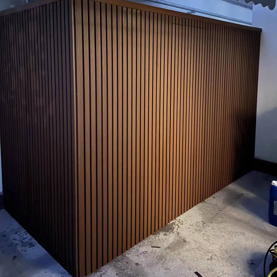 Modern wall cladding home decor Tv Background Walls wooden wpc fence panels wpc interior wall panel for hotel