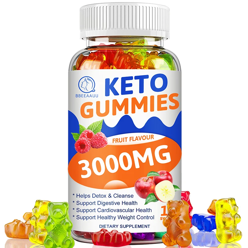 Private Label Keto Apple Cider Vinegar Gummy Bears With Collagen Vitamin Weight Loss Gummies