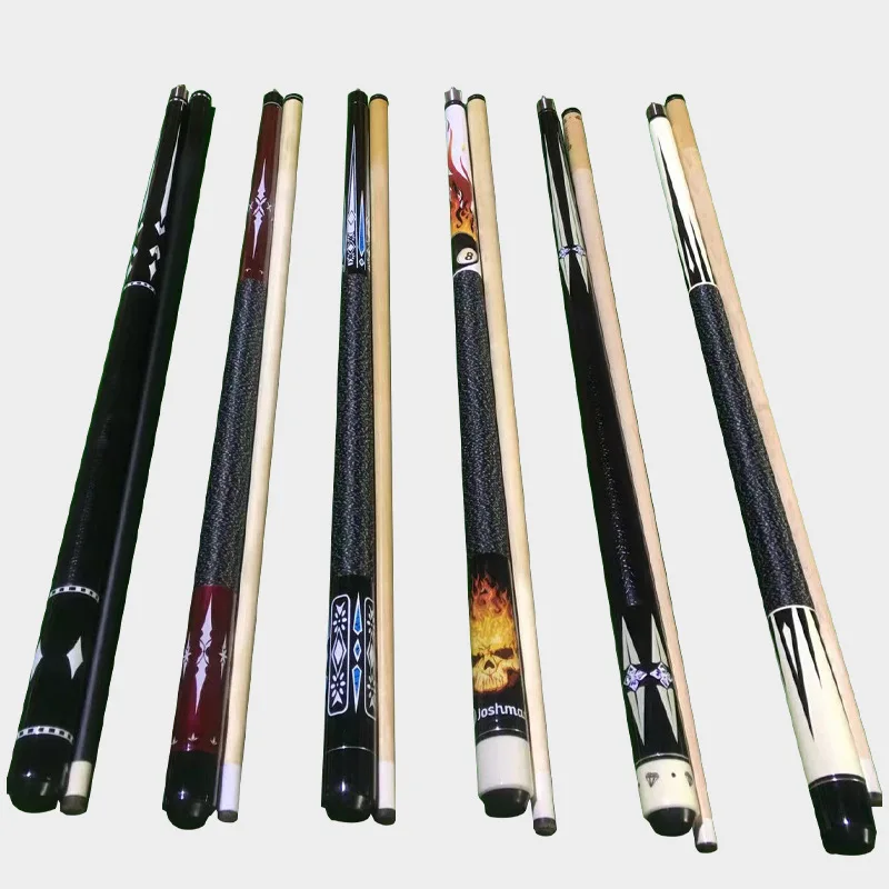 Customize Pool Cue Shaft Carbon Fiber Billiard Stick Pool Forearm Uni-loc 3/8*8 Radial/Wavy Joint10.5/11.5/12.4mm Single Shaft