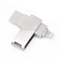 Usb Stick Usb Flash Drive For Iphone Ipad Pendrive 2.0 64gb Usb 32gb 128gb 2 in 1 Pen Drive For ios External Storage Devices