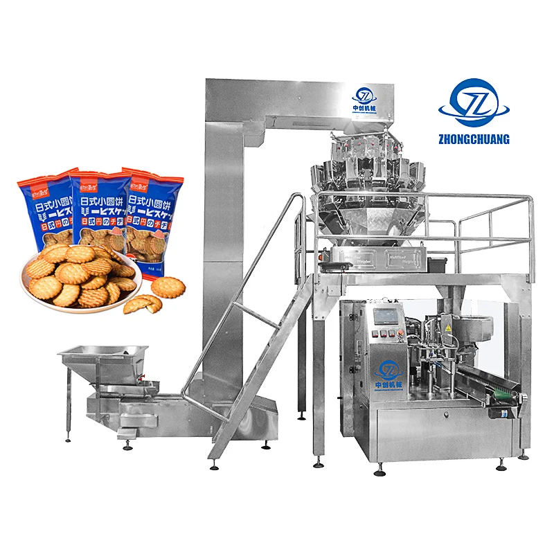 Manufacturing Machinery Packaging Hot Sale Bag Pack Pouch Granule Automatic Weighing Pet Dog Food Packing Machine Price