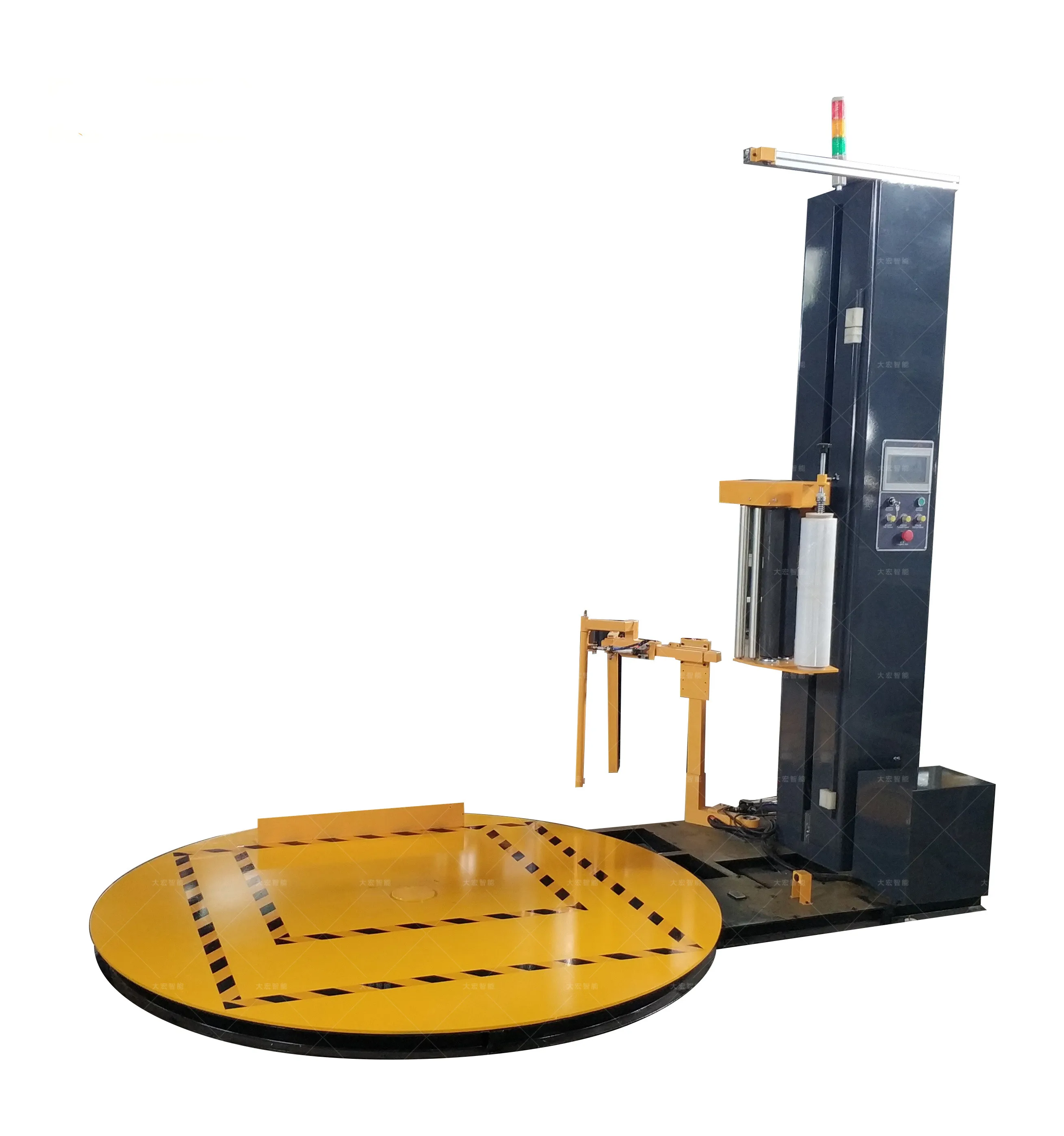 Полностью автоматическая машина для растягивания поддонов