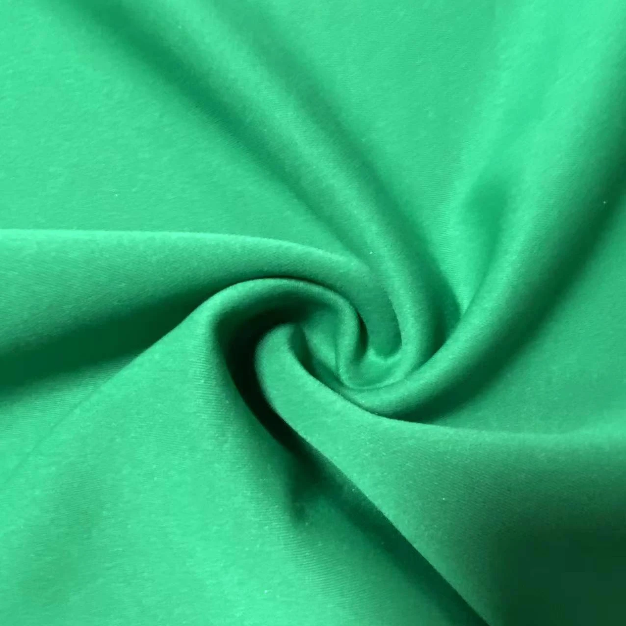 Wholesale Solid color 95% Polyester 5%Spandex Scuba Knitting Fabric for Garment