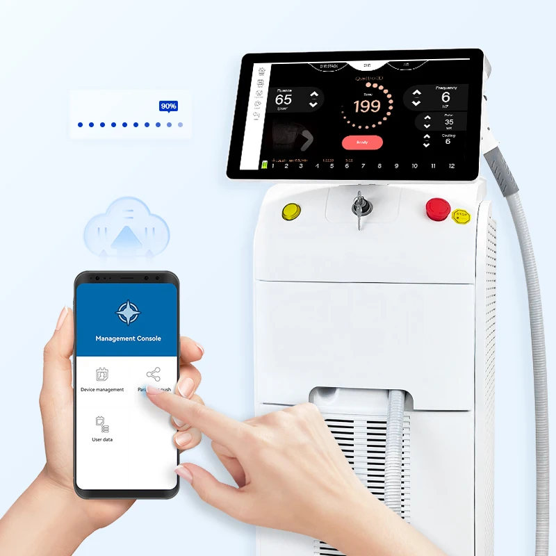 3 waves 808 755 1064 medical israel laser titanium 4 wavelength diode laser 940nm for permanent hair removal