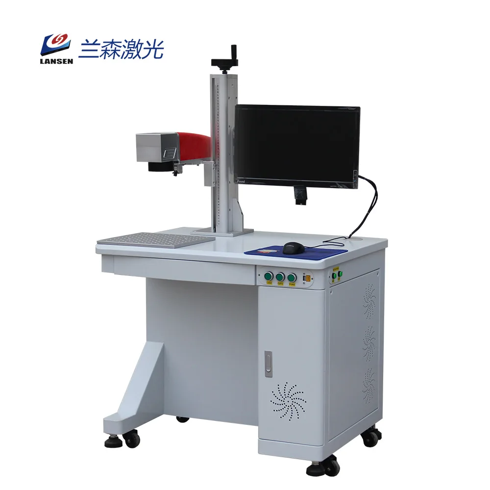 30w 50w 100w Metal recorder fiber laser marking machines for logo qrcode bar printing jewelry engraving cutting price