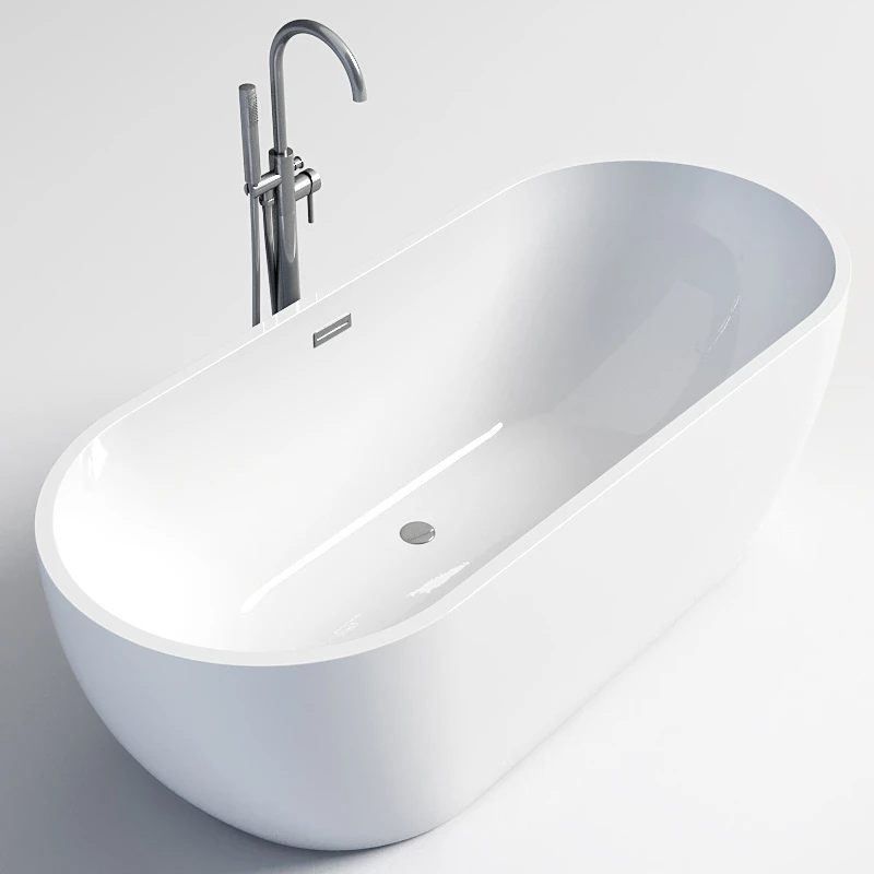 Factory Direct High Quality Oval Whirlpool Acrylic Freestanding Bathtubs Hotel Apartment Spa Bathroom Massage Bath Tub Rectangle