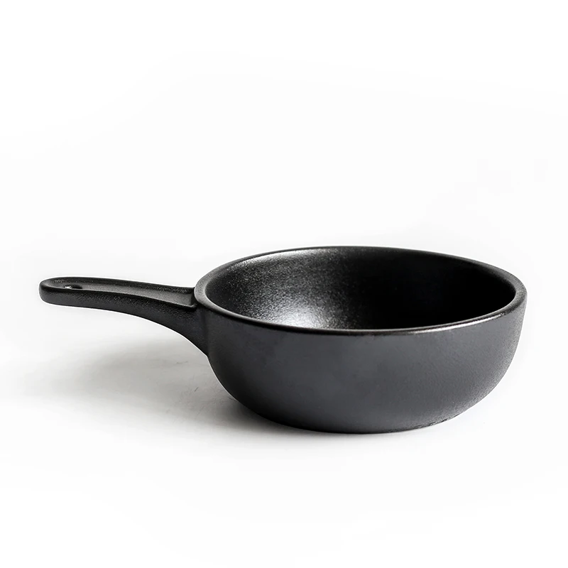 Popular among hotels and restaurants nordic ceramic baking pan set round Can be used in microwave and oven