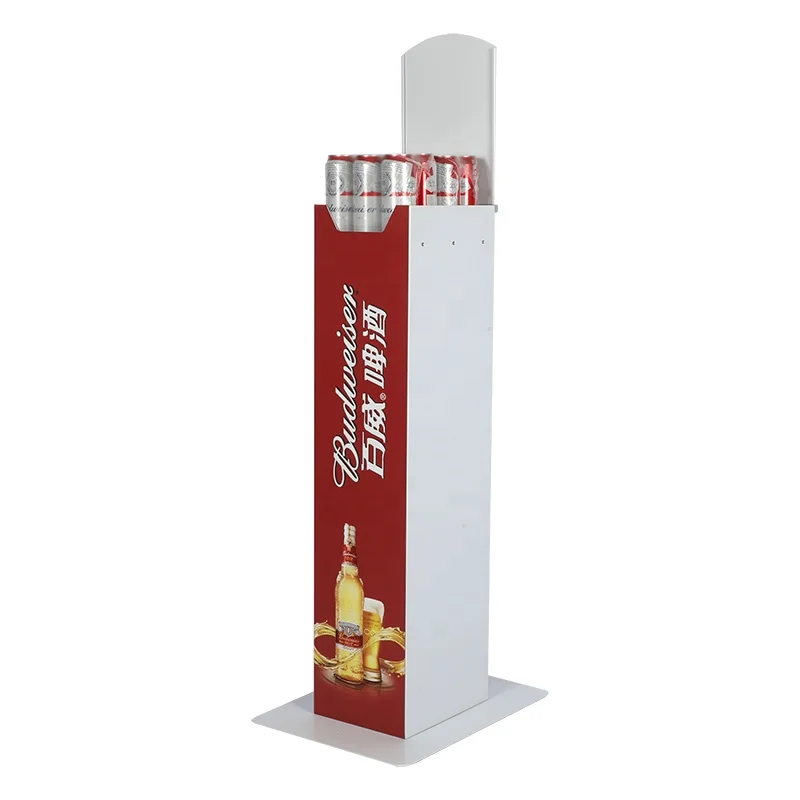 330ml cans auto lift display stand drinks automatic lifting display shelf beer automatic rising-lowering display rack