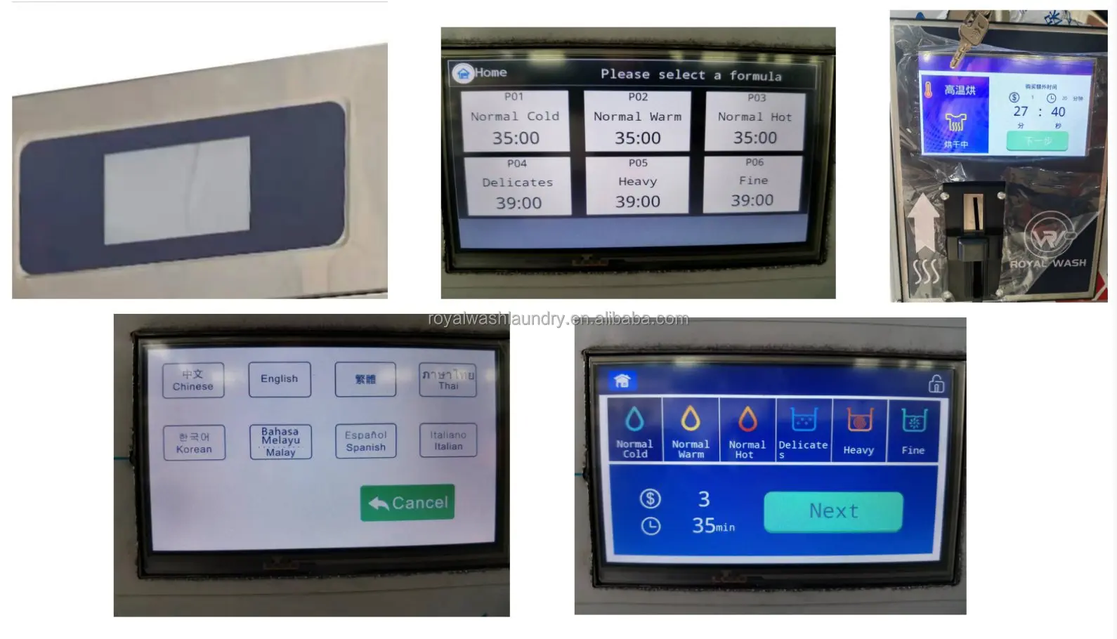 High washing speed detachable washing machine and drying machine hotel laundry equipment