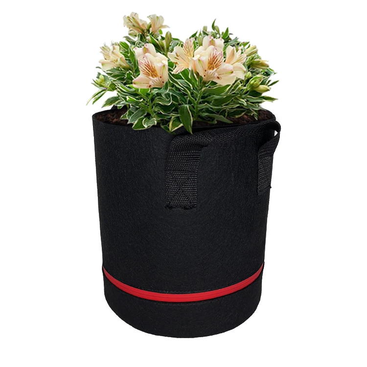 Дешевые индивидуальные садовые пакеты для выращивания растений 1 3 5 7 10 20 30 50 галлонов, горшки, садовые фетровые тканевые пакеты для выращивания растений с молнией